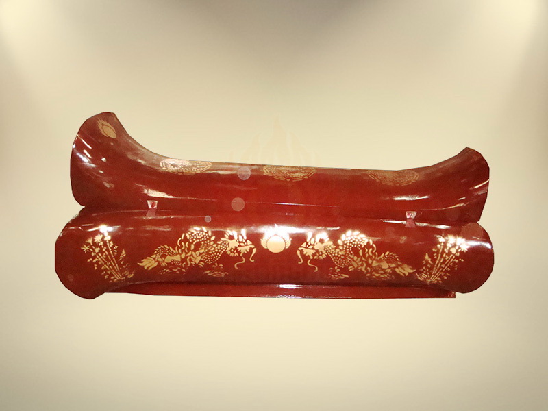 หีบจำปา (สีแดง) โลงจำปา ทำพิธีจีน ขายโลงศพจีน